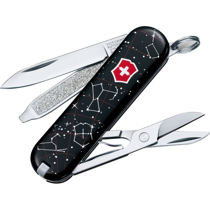 Нож-брелок Victorinox Classic Star Light Star Bright, 0.6223.L1503